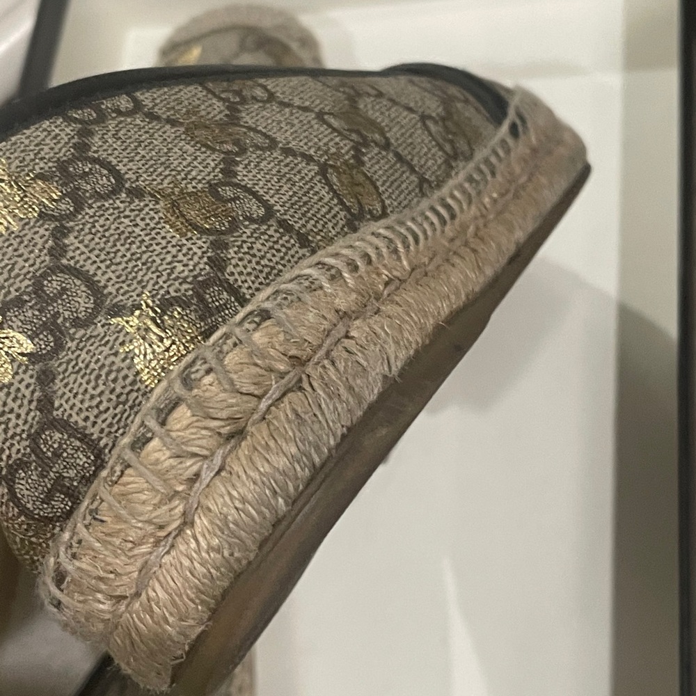 Gucci pilar GG Supreme Canvas Espadrille flats - Picture 8 of 10